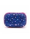ZP-361645,Penar cu fermoar ZIPIT Playful Clear Top Box - Pink Stars