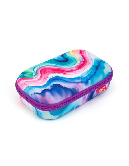 ZP-362208,Penar cu fermoar ZIPIT Colorz Storage Box cu buzunar interior - Rainbow Water Colors