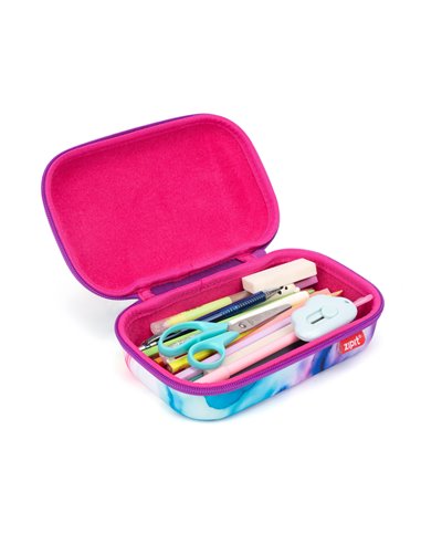 ZP-362208,Penar cu fermoar ZIPIT Colorz Storage Box cu buzunar interior - Rainbow Water Colors