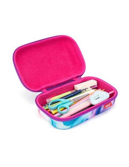 ZP-362208,Penar cu fermoar ZIPIT Colorz Storage Box cu buzunar interior - Rainbow Water Colors