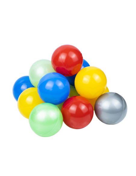 ROB-16034-200C,Mingiute plastic colorate ROBENTOYS, 7 cm, 200 buc/cut
