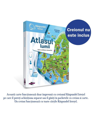 ROB-69369,Raspundel Istetel, ALBI - BLACKFIRE, Carte - Atlasul Lumii