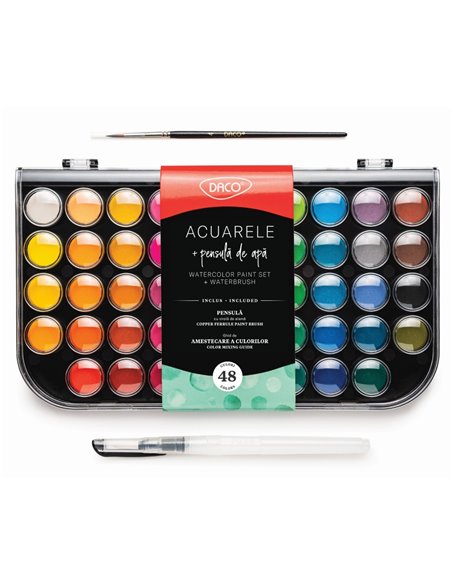 Acuarele 48 Culori Daco Ar480