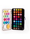 Acuarele Daco AR053, 53 culori ( Fluorescente, Metalizate, Clasice) + Pensula cu Rezervor