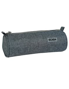 Penar etui cu 1 fermoar Ecada 78510GR, Gri