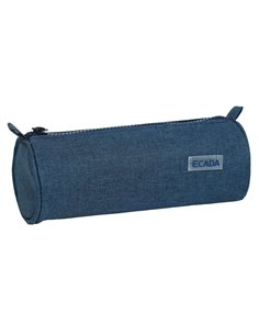Penar etui cu 1 fermoar Ecada 78510A, Albastru