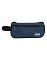 Penar etui cu 2 fermoare Ecada 78504, Albastru