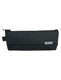 Penar etui cu 1 fermoar Ecada 78500N, Negru 2