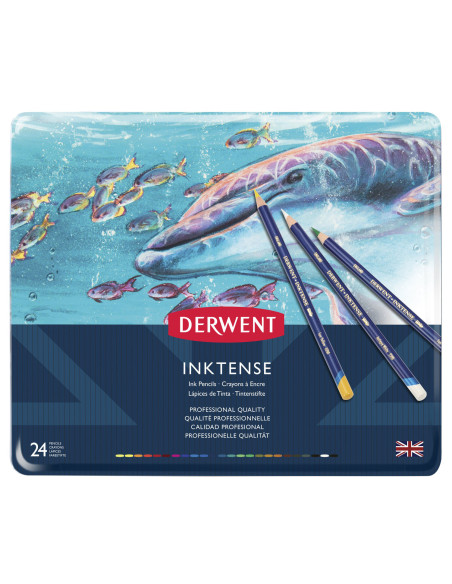 DW700929,Set creioane 24 culori inktense derwent