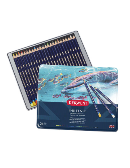 DW700929,Set creioane 24 culori inktense derwent