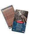 DW2305599,Creioane colorate Derwent Professional, 12 culori metalizate