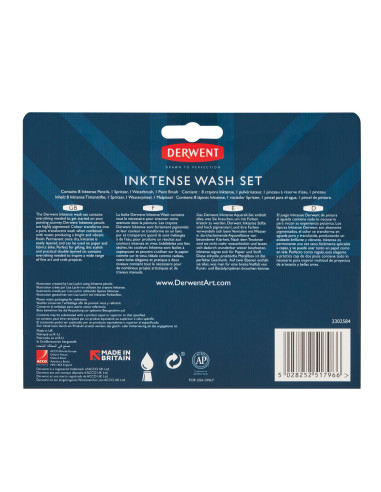 DW2302584,Set complet desen profesional Derwent Inktense, cutie metalica