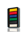 DW2306161,Carbune XL solubil Derwent Inktense, culori diverse, cutie metal, 6 buc/set