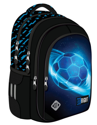 MW301292,Ghiozdan scoala BP-58 St.Right Majewski, motiv Cosmic Soccer