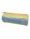 Penar etui cu 1 fermoar Ecada 78411, Degrade pastel cu efect glitter