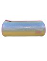 Penar etui cu 1 fermoar Ecada 78411, Degrade pastel cu efect glitter