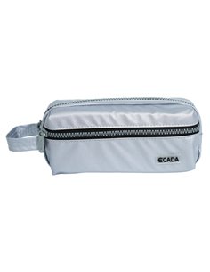 Penar etui cu 2 fermoare Ecada 78410, Argintiu metalizat 2