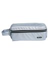 Penar etui cu 2 fermoare Ecada 78410, Argintiu metalizat