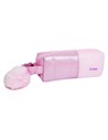 Penar etui cu 1 fermoar Ecada 78407, Roz