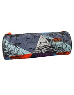 Penar etui cu 1 fermoar Daco PE703, Motiv geometric