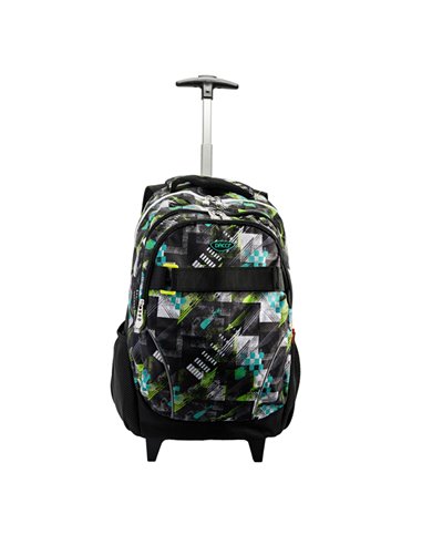 Ghiozdan troller Daco GH4622, 44.5 x 34 x 18 cm, Design modern