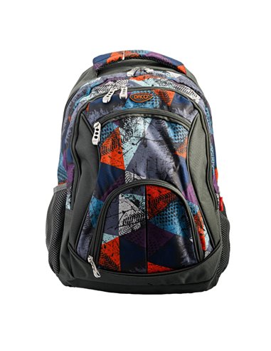Ghiozdan scoala Daco GH4021, 43 × 30 × 15 cm, Multicolor