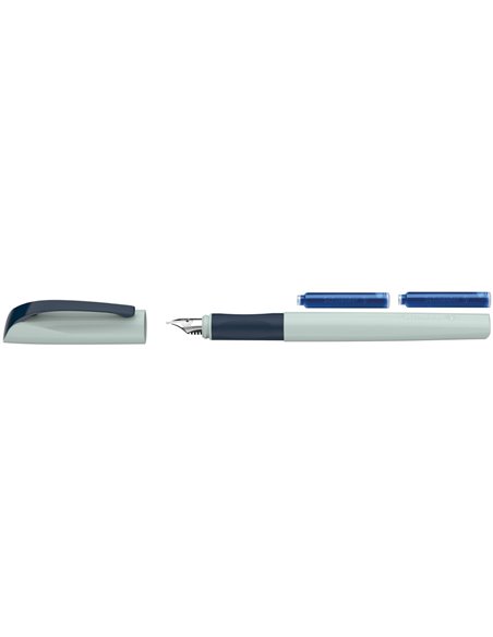 Stilou Schneider Xpect + 2 rezerve cerneala, blister, Mint