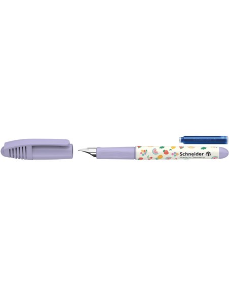 Stilou Schneider Zippi 2026/2027 + 1 rezerva cerneala, blister, Mov