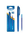 Pix cu mina termosensibila albastra si radiera S-COOL SC3475, blister, corp albastru