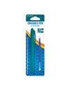 Pix cu mina termosensibila albastra si radiera S-COOL SC3477, blister, corp verde