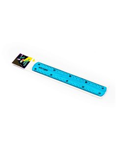 Rigla flexibila de 20 cm Strigo SSC013, Albastra