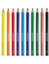 Creioane colorate plastic jumbo 10 culori eberhard faber