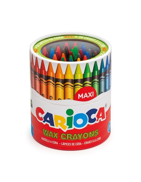 Creioane cerate Maxi Carioca, 50 bucati