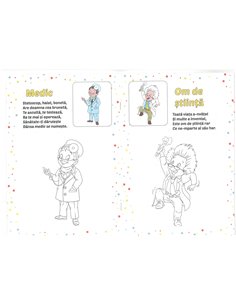 Carte de colorat Herlitz A4, 16 pagini, Meserii 2