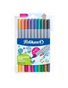 Carioci Colorella Twin C304 S10, 20 Culori Pelikan