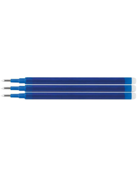 EF582153,Set 3 buc x Mina roller erasable Eberhard Faber, 0.7 mm, Albastra