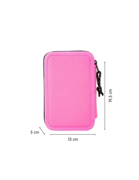 Penar echipat cu 2 fermoare Milan, Colectia Sunset, Roz