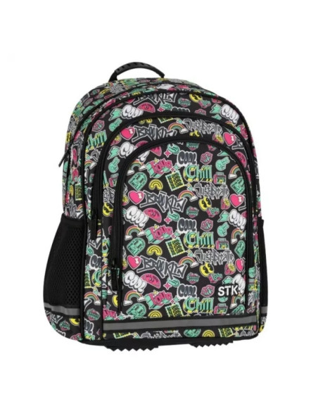 Ghiozdan scoala Starpak 550880, 40 x 29 x 20 cm, motiv Cool School