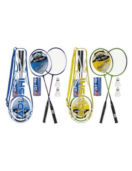 Set Badminton MegaCreative 576841- cu 2 rachete, 2 fluturasi, 21 x 65 cm