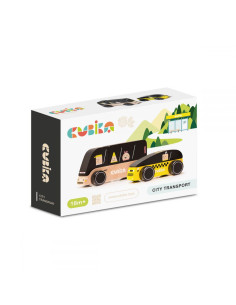 KC-15498,Jucarie din lemn, cubika, city truck