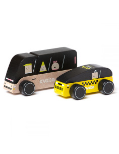 KC-15498,Jucarie din lemn, cubika, city truck 2