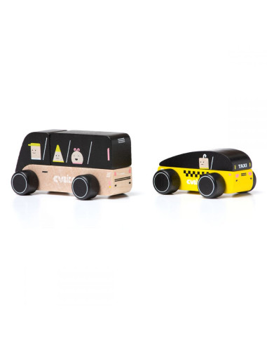 KC-15498,Jucarie din lemn, cubika, city truck