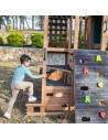 KKP280226,Complex de joaca din lemn, max 12 copii, cu 3 niveluri, Panorama Tower Playhouse, Cedar Summit P280226