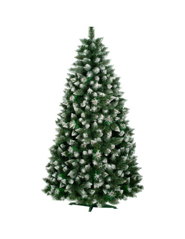 MA-EUF-220,Brad artificial Eufrasio cu Varfuri Ninse si CONURI 220 cm