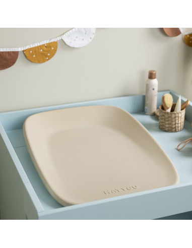 BN-145060,Saltea de infasat, Nattou, Softy, Moale, Utilizabil si fara husa, Design ergonomic, Spuma PU, 70x50x10 cm, Fara BPA, 0