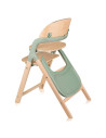 BN-LO-MEGAN_GREEN_WOOD,Scaun de masa multifunctional Megan, Lionelo, Din lemn de fag, 6 luni- adult, Reglabil pe inaltime, Husa 