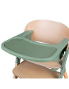 BN-LO-MEGAN_GREEN_WOOD,Scaun de masa multifunctional Megan, Lionelo, Din lemn de fag, 6 luni- adult, Reglabil pe inaltime, Husa 