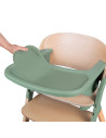 BN-LO-MEGAN_GREEN_WOOD,Scaun de masa multifunctional Megan, Lionelo, Din lemn de fag, 6 luni- adult, Reglabil pe inaltime, Husa 