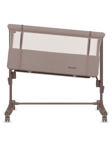 BN-LO-AURORA_BEIGE_TAUPE,Patut co-sleeper, Lionelo, Aurora, 3 in 1, Cu leganare si setare unghiulara, Saltea cu densitate T25 si