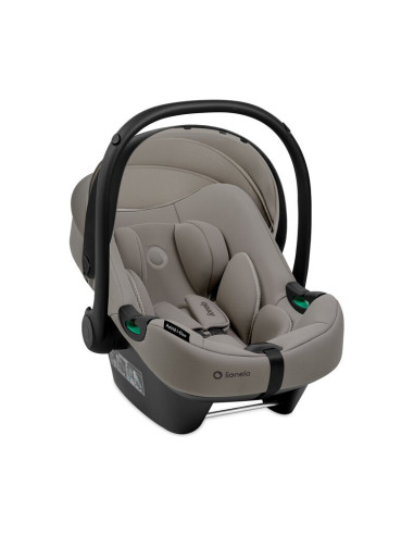 BN-LO-ASTRID_I-SIZE_BEIGE_TAUPE,Scoica auto, Lionelo, i-Size Astrid, 0-13 Kg, 40-87 cm, Cu maner si capotina reglabile, Cu prote
